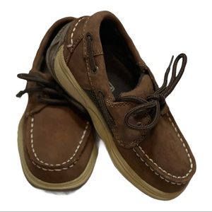Sperry Boys Shoebill Boat Shoes NWOT Sz 10